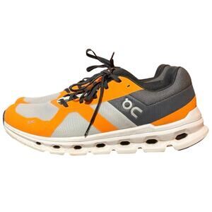 On Running Cloudrunner Athletic Frost Turmeric Orange Gray Running Men's 10.5